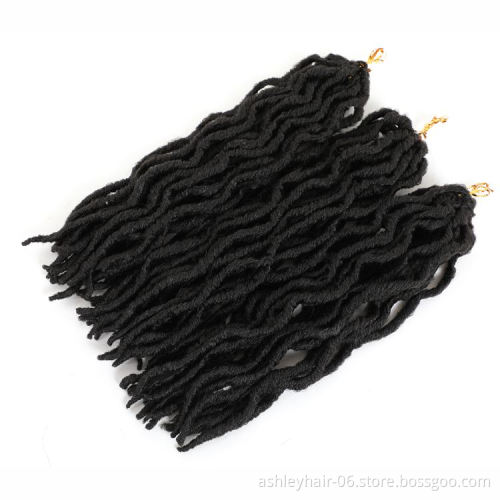 100% Kanekalon Fiber Deep Curl Faux Curly Braiding Hair Goddess Locks
